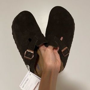 Birkenstock Boston - mocha suede